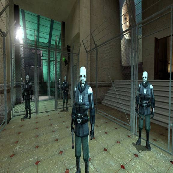 As a starting point, we created a Half-Life 2 mod for a basic stage set