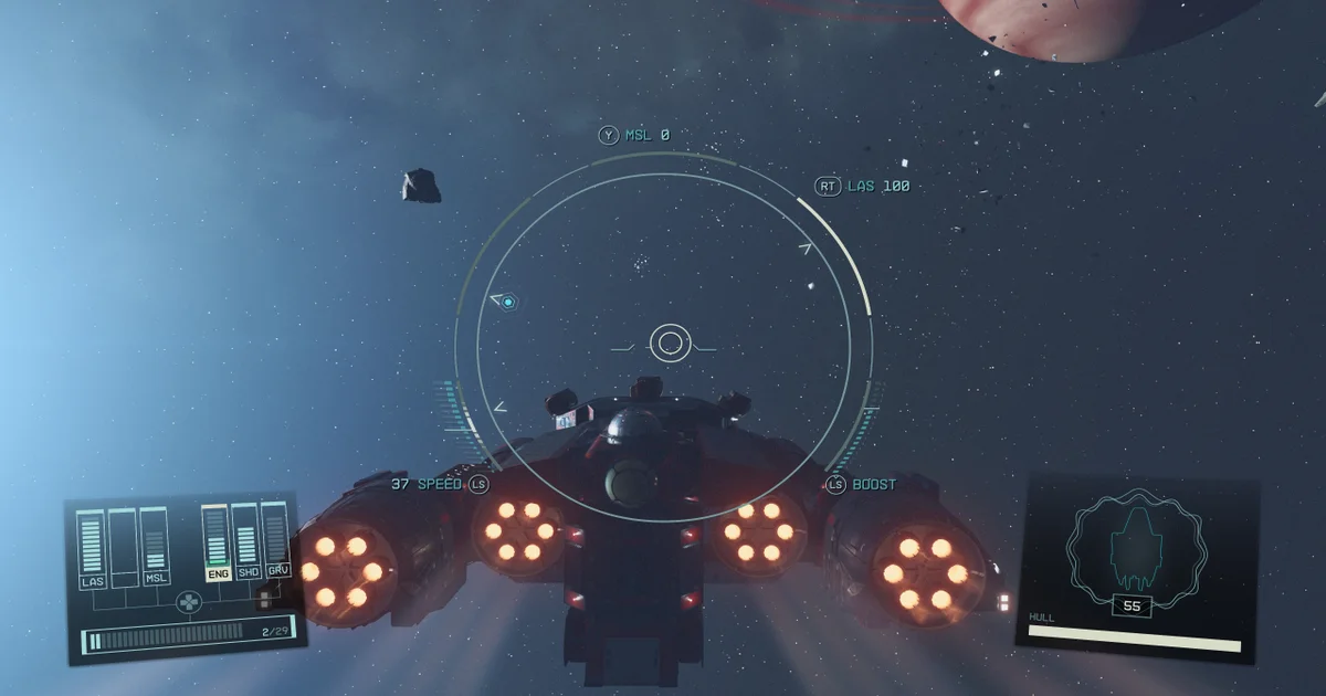 Hráči Starfield jsou pronásledováni asteroidy