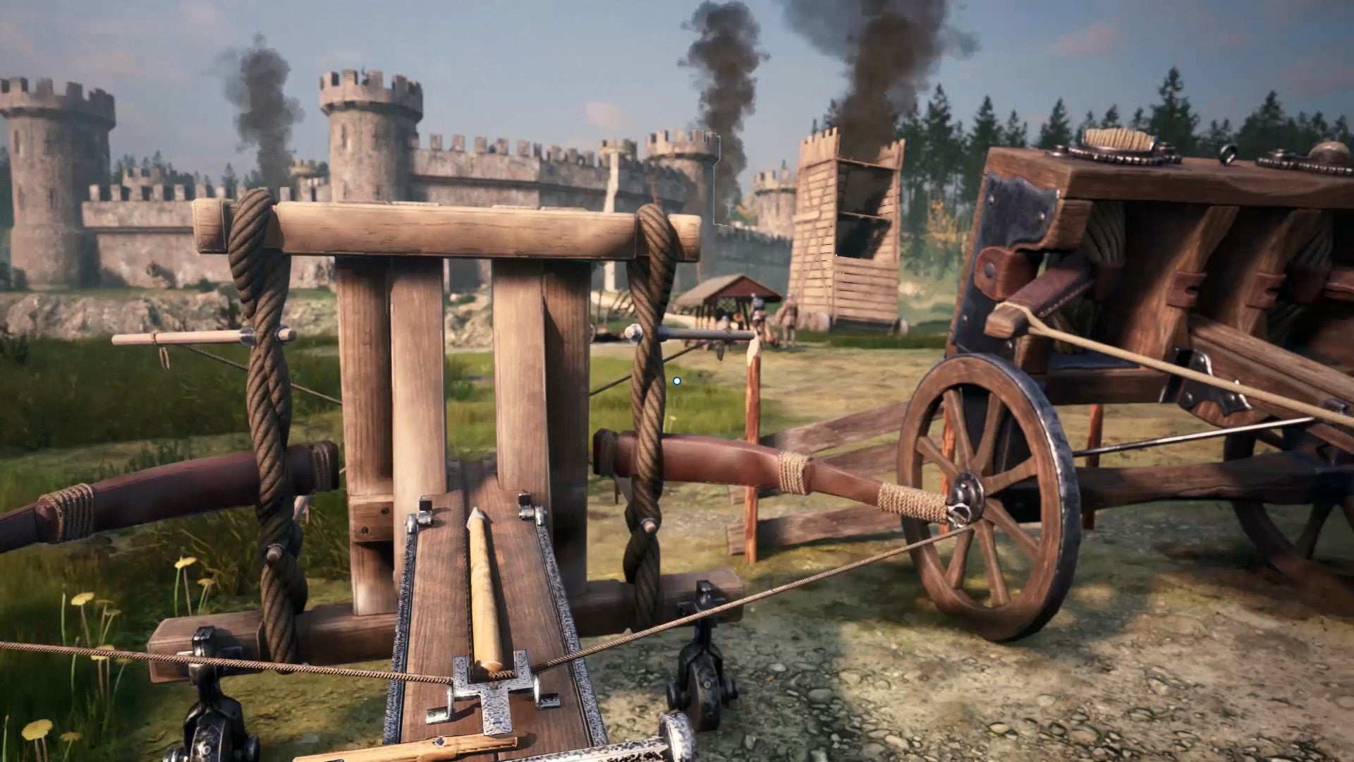 Medieval Machine Builders lets you catapult cows at castles