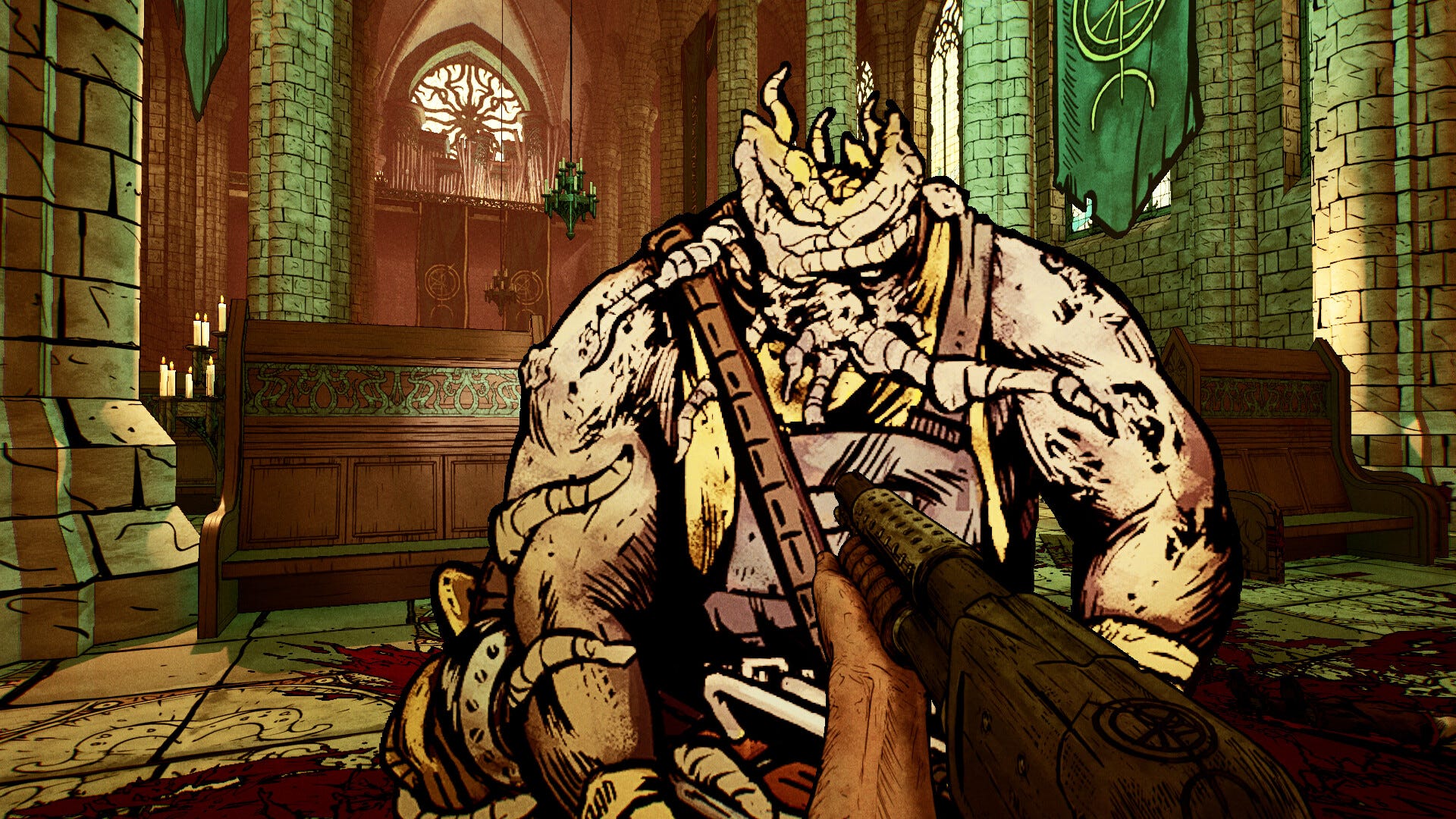 Forgive Me Father 2 is a gory yet (Love)crafty cosmic horror FPS, and here's a demo