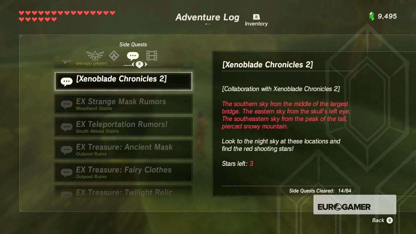 Zelda Breath of the Wild Xenoblade Chronicles quest Largest bridge