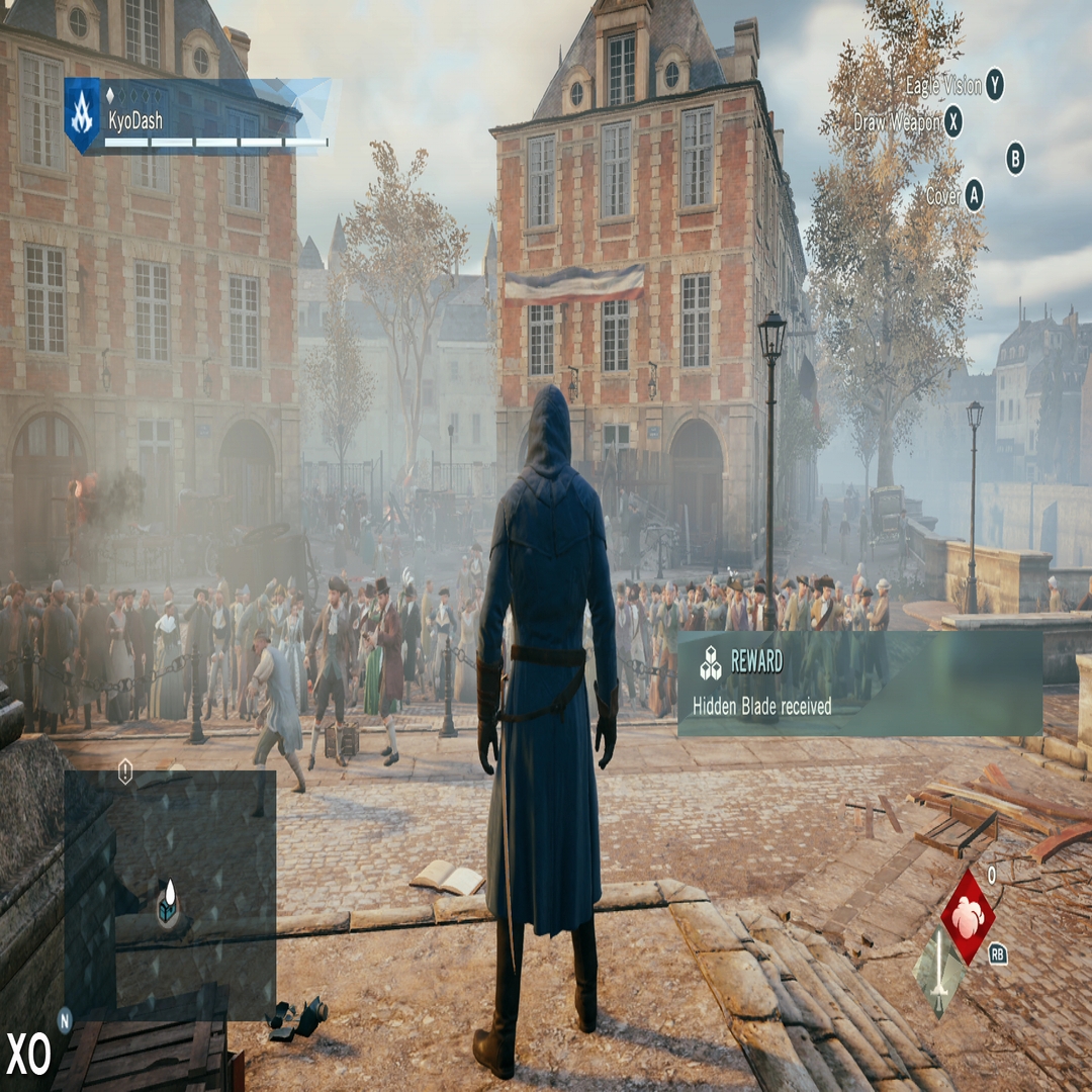 Assassin's Creed: Unity Xbox One gameplay 
