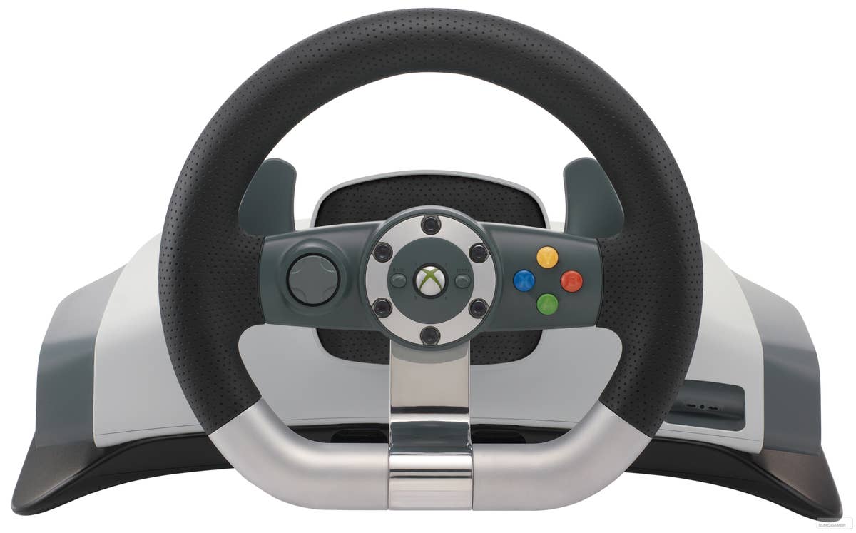 Óxido asesinato beneficio Xbox 360 Wireless Steering Wheel with Force Feedback | Eurogamer.net