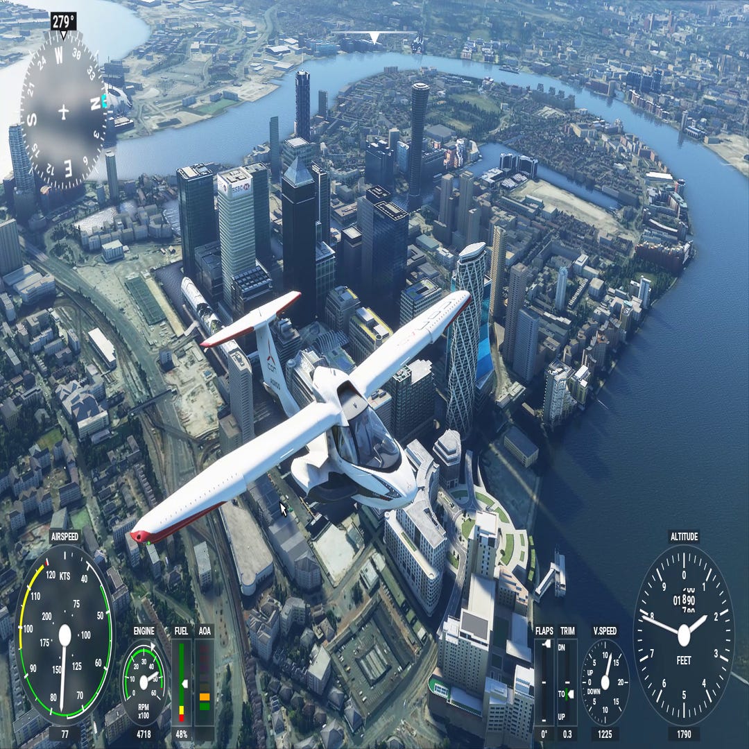 To see Microsoft Flight Simulator's London at its best you'll need this DLC