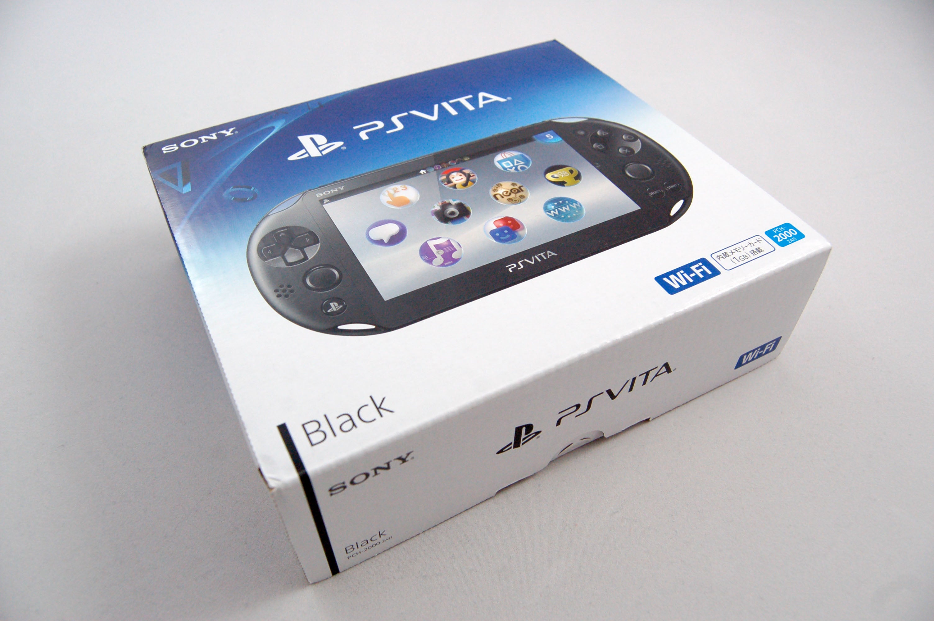 SONY PSvita BLACK PCH-2000 ZA11 WiFi-