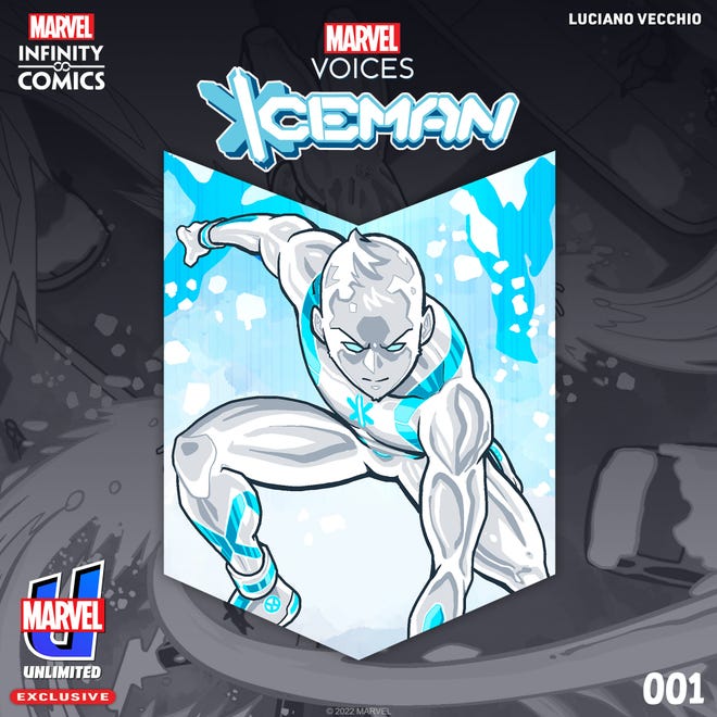 Cover of Iceman Marvel Voices