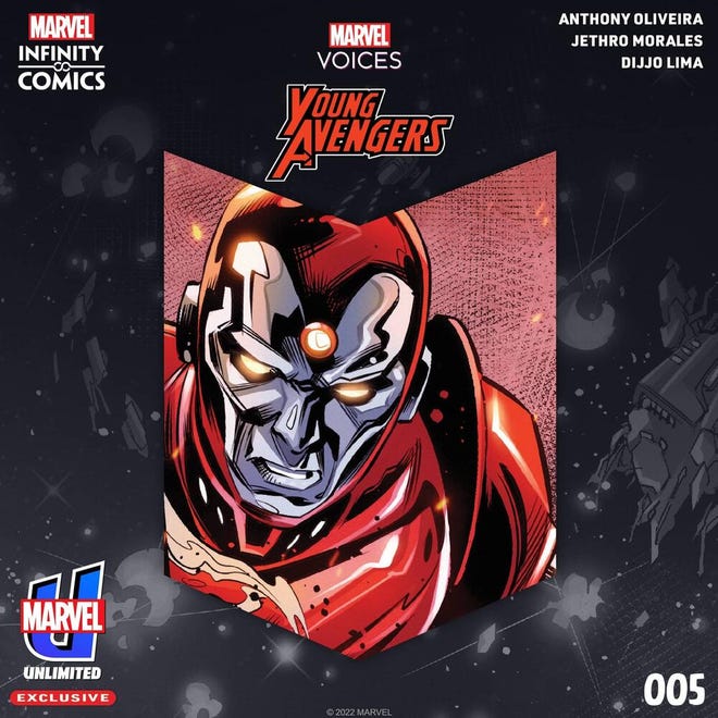 Cover image for Marvel Voices Young Avengers featuring Iron Lad