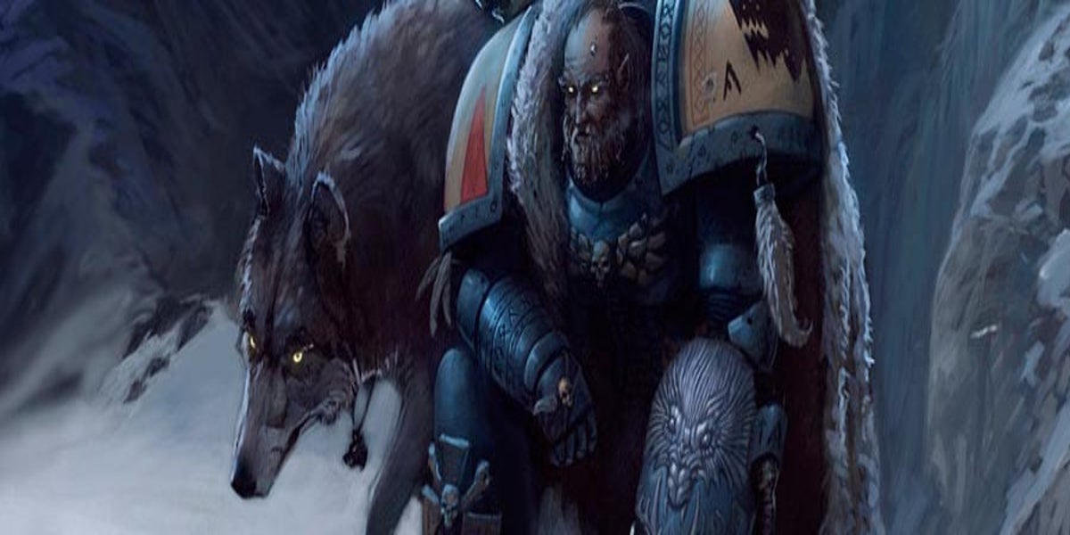 space wolves art