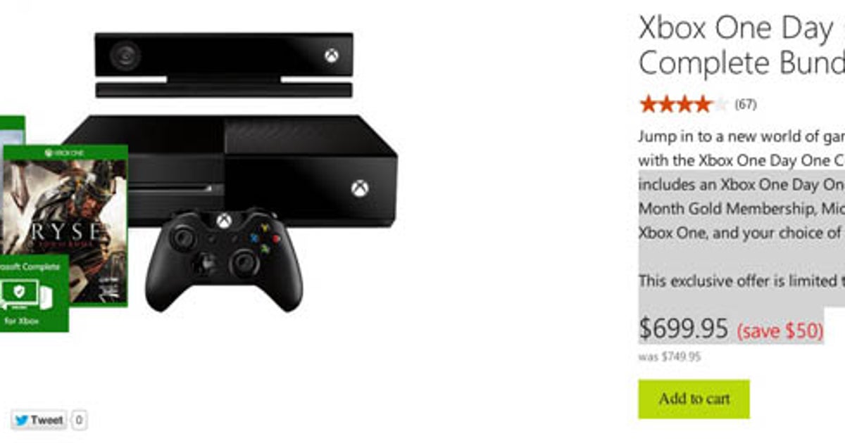 Xbox One Day One bundles available on Microsoft Store VG247