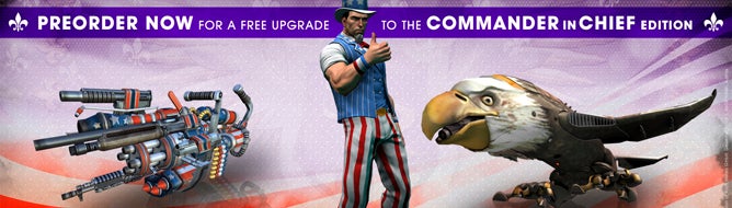 Saints Row 4 Commander in Chief Edition free with pre orders VG247