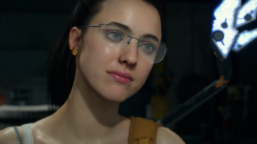 Mama from Death Stranding, a.k.a. actor Margaret Qualley.