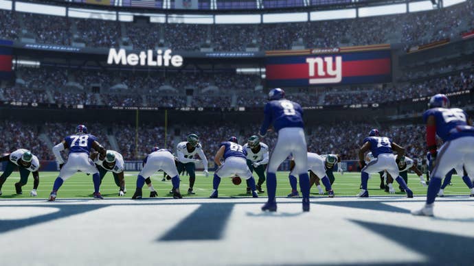 The New York Giants in Madden NFL 24.