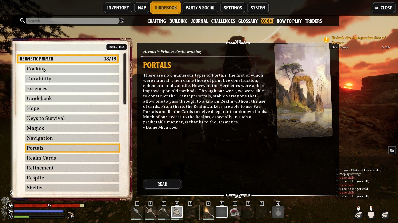 నైటింగేల్ పోర్టల్ వివరణ.