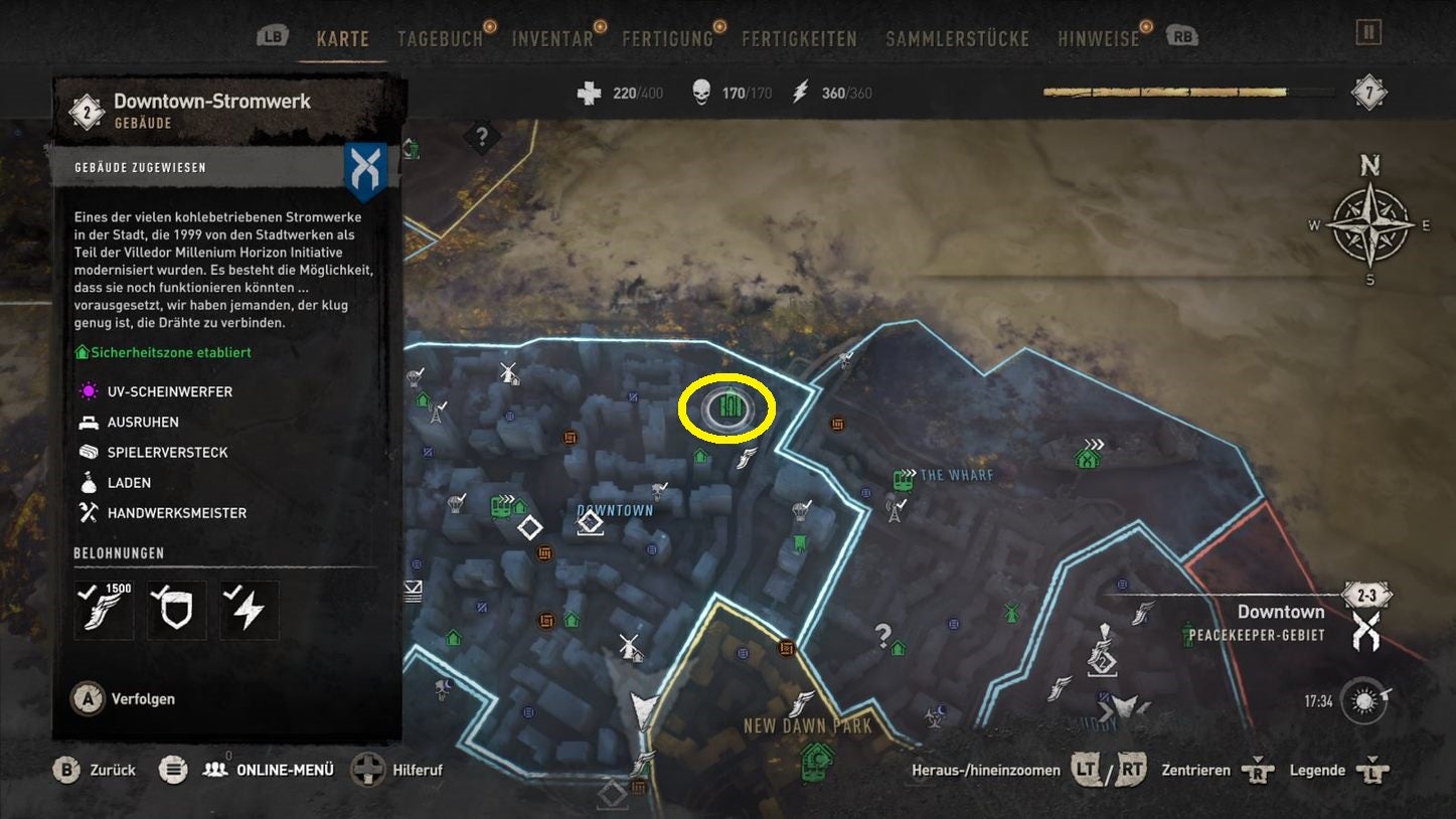 Dying Light 2 Im Dienste Der Stadt Dying Light 2: Standorte der Wassertürme, Stromwerke und Einrichtungen