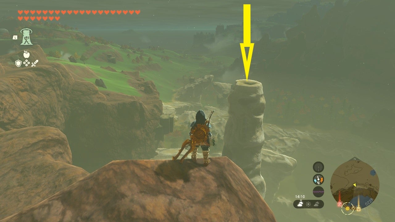 Zelda Tears of the Kingdom Grimmige Gottheit 3 Teile des Schatzes