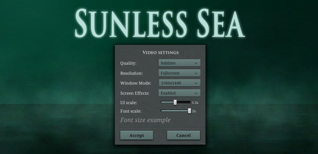 Image for Sunless Sea Adds Text Scaling; Devs Tease New Game