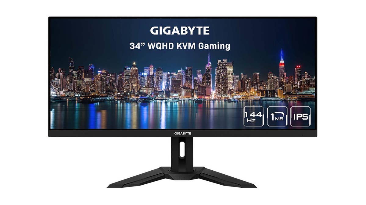 Hate curved screens? Pick up Gigabyte's 34-in flat ultrawide for $399.99