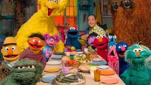 Promotional image featuring the characters of Sesame Street
