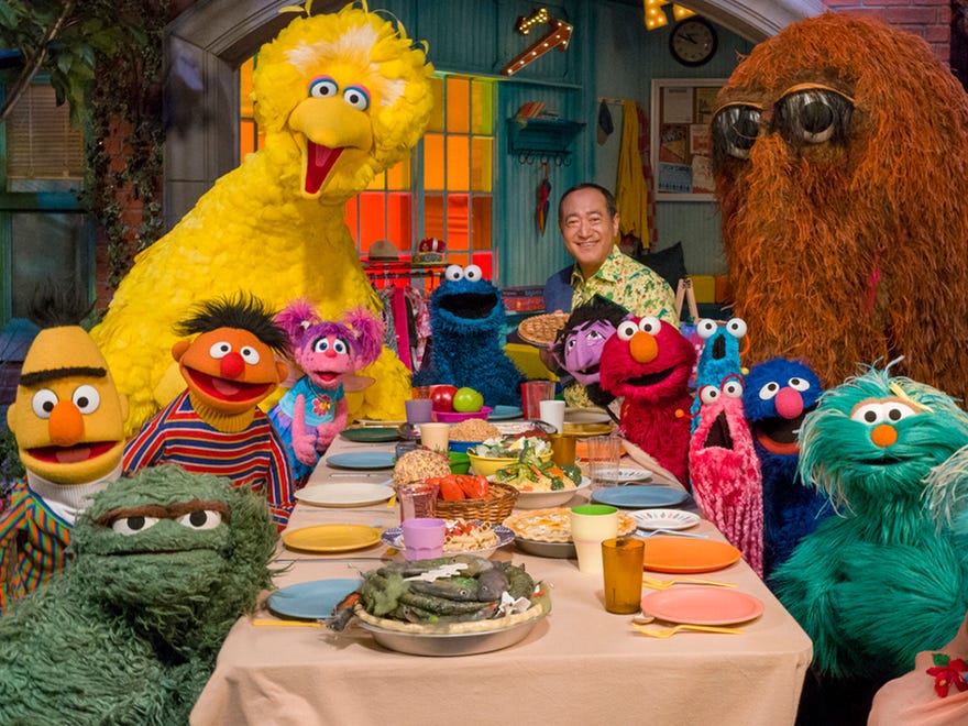 Promotional image featuring the characters of Sesame Street
