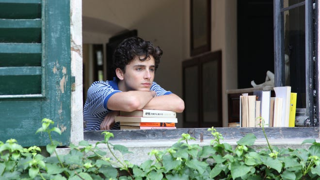 Still image of Timothee Chalamet as Elio in Call Me By Your Name
