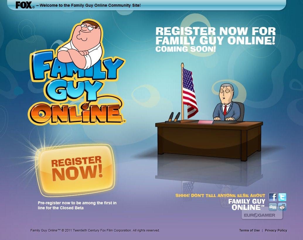 Family Guy Online is a browser game