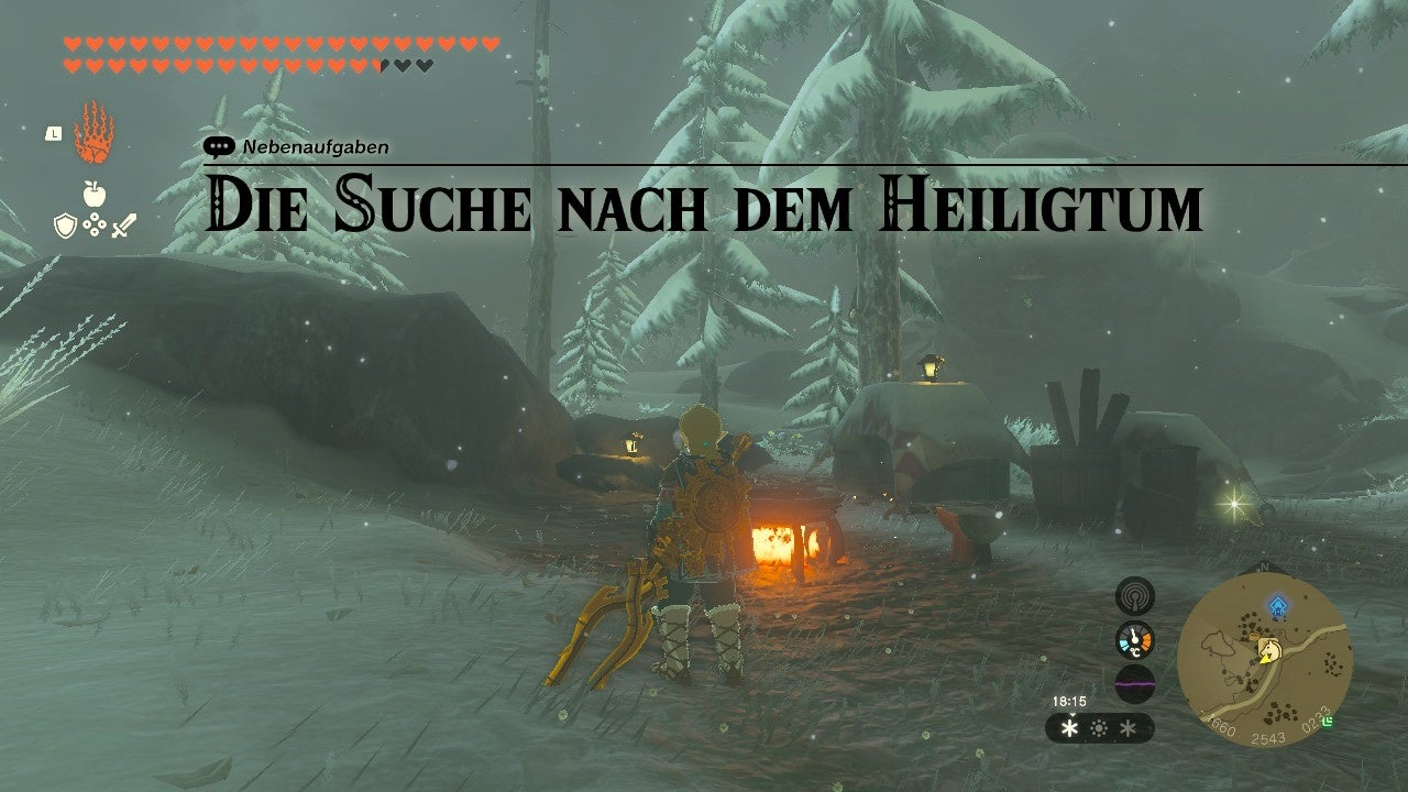 Zelda Tears of the Kingdom Die Suche nach dem Heiligtum Schutars