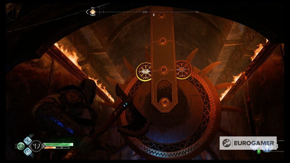 God of War The Black Rune, Tyr's Vault Water Puzzle solution