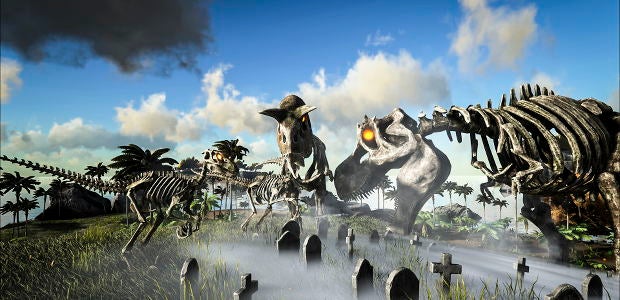 Skelesaurs! Ark: Survival Evolved Celebrating Halloween