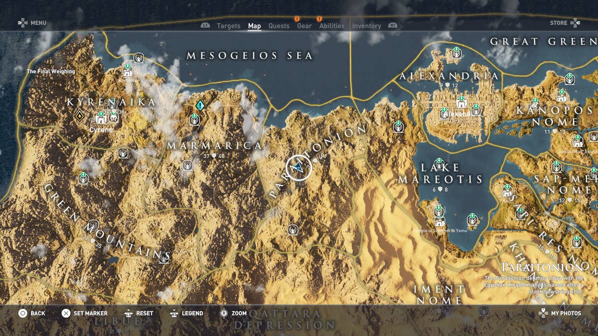 Assassin's Creed Origins Hermit Hideout Locations - How to Find Every  Hermit Site on the Map