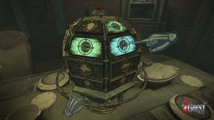 An ornate puzzle box from The 7th Guest VR