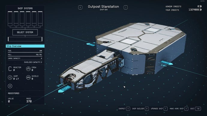 Ein Bild einer Raumstation, die mit einem Starfield-Mod gebaut wird