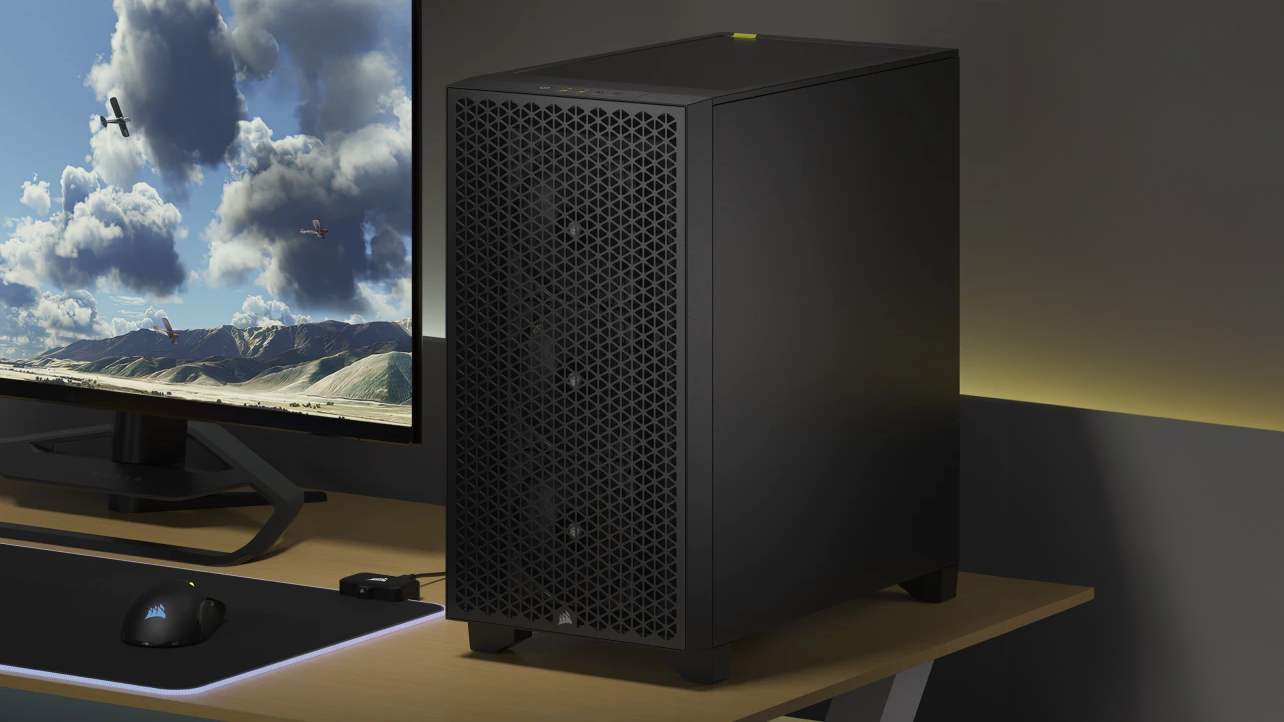 Grab Corsair's compact and thermally-efficient 3000D Airflow mid-size PC case for £58