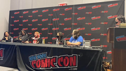 Image for Traps, Tropes, and tribulations: the New York Comic Con 2022 genre comics panel