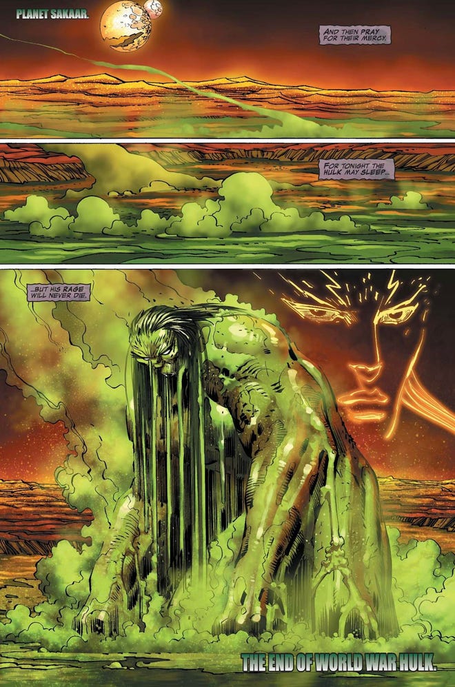 Skaar arises (art by John Romita Jr)