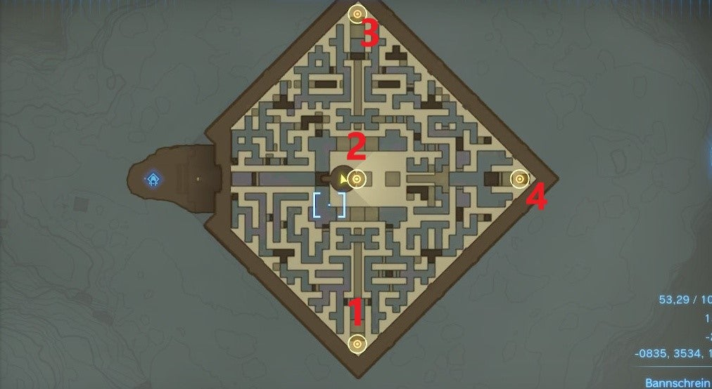 Zelda Tears of the Kingdom: Nördliches-Irrschloss-Prophezeiung (Himmel