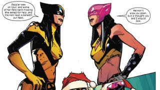 Wolverine confronts her clone (X-Men #18)