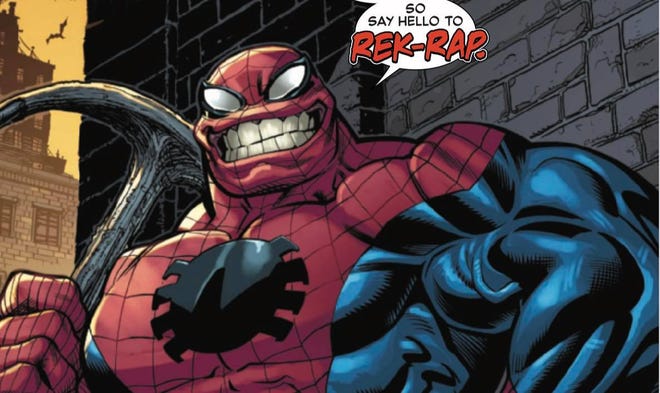 Rek-Rap banner (from Amazing Spider-Man #17)
