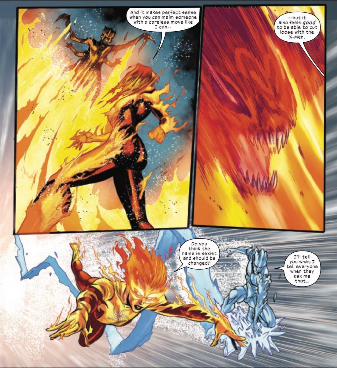 Spring Fire Star Iceman And Firestar