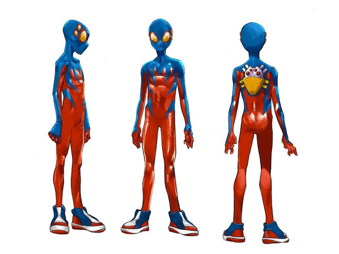 Spider-Boy design pages