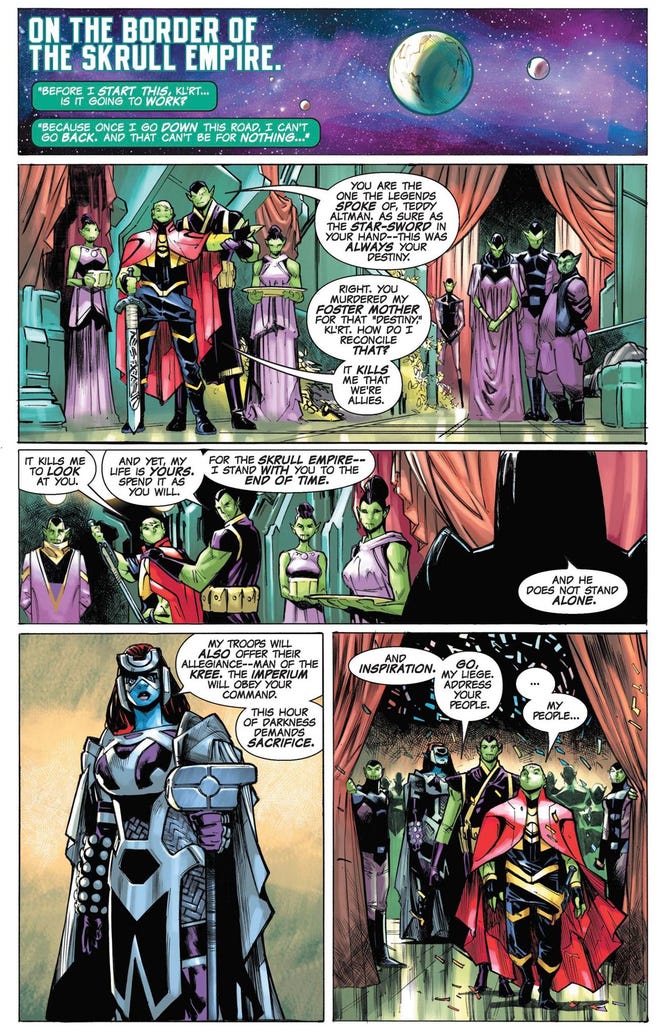 Hulkling unites the Kree and the Skrulls
