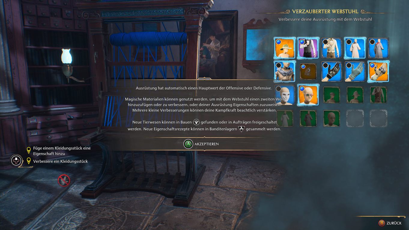 Hogwarts Legacy Der Elf, der Schnappsack und der Webstuhl Eurogamer.de