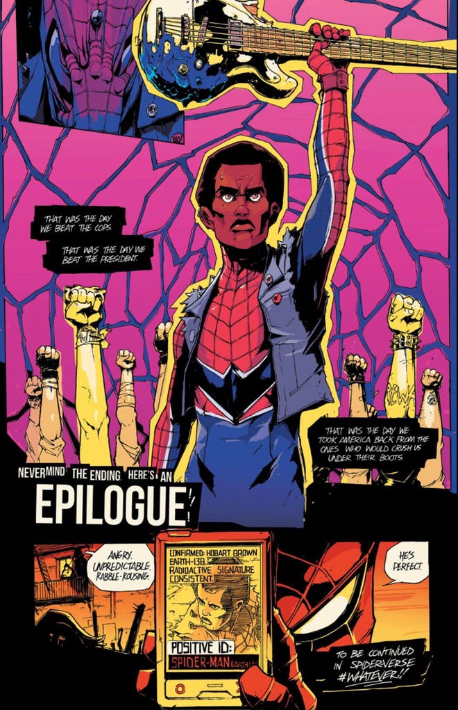 Spider-Punk from Spider-Verse #2