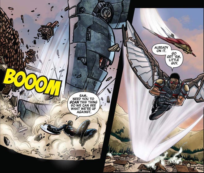 Sam Wilson in Captain America: Road to War