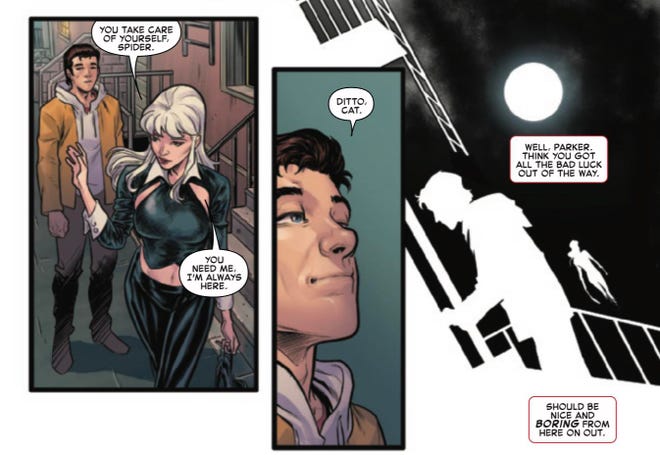 Spider-Man and the Black Cat break up