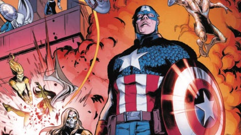 Captain America Finale #1 splash page image cropped