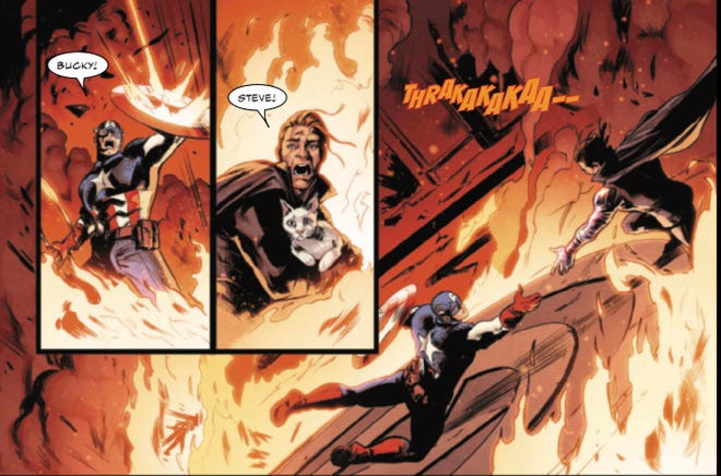 Destruction of the Outer Circle in Captain America Finale #1