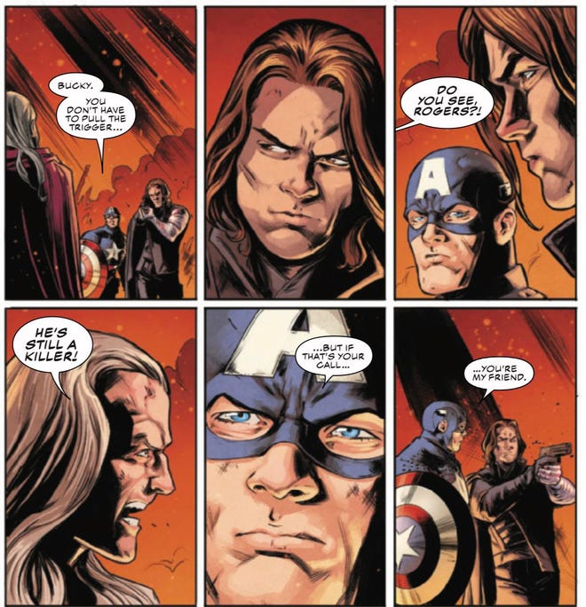Captain America Finale #1 page