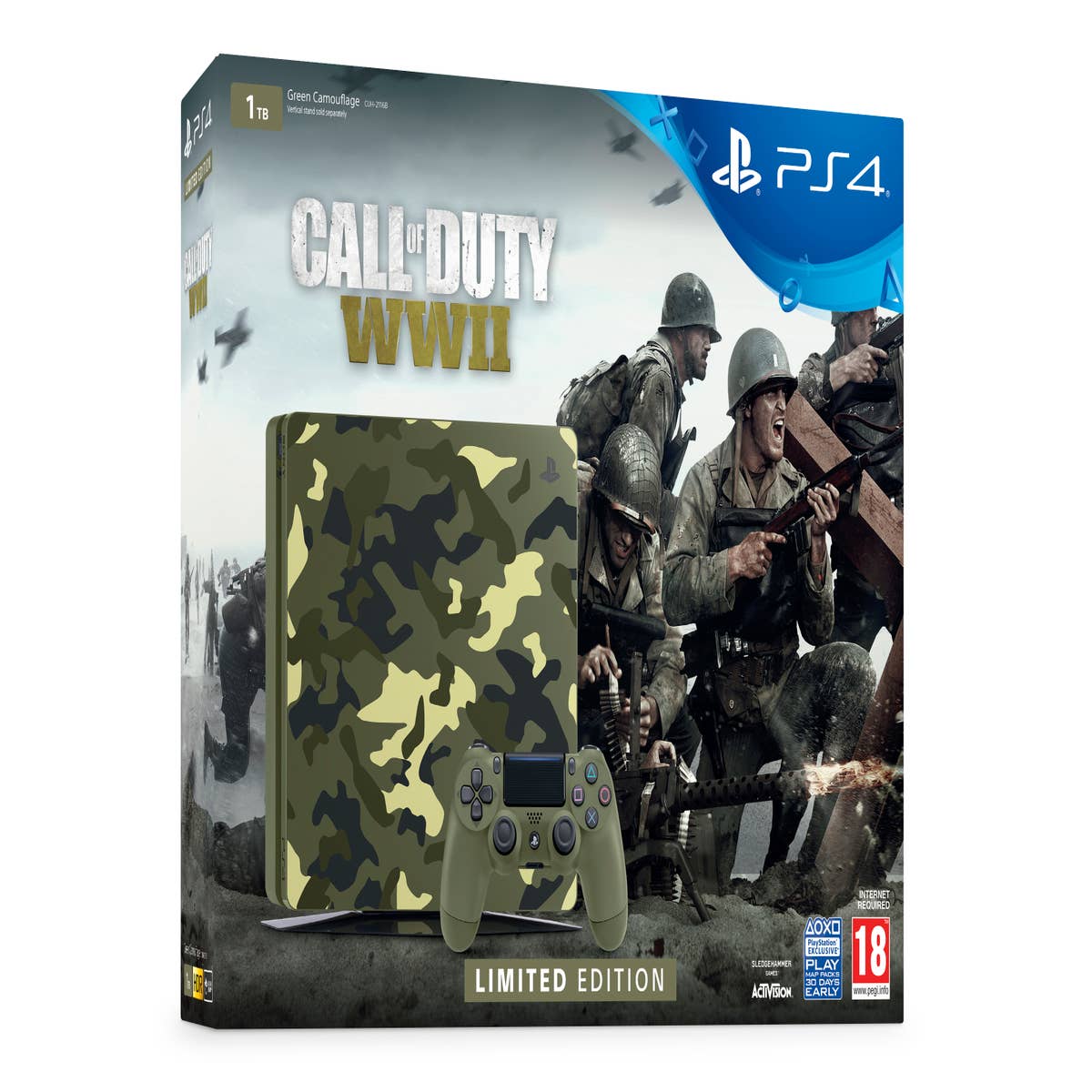 Call Of Duty: WWII Getting A Limited Edition PS4 Bundle With Camo System,  Controller