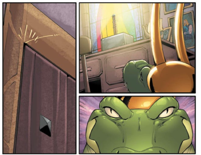 Alligator Loki gets sneaky