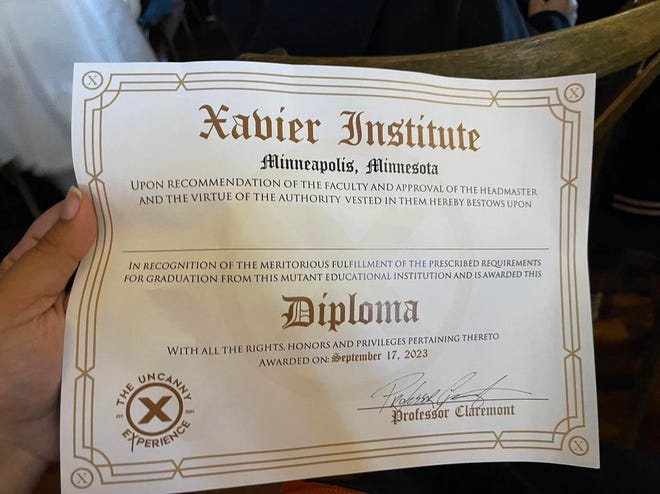 Uncanny Experience student diploma